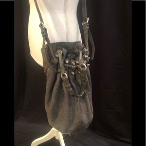 Alexander Wang Diego Bucket Bag Green/Grey Leather